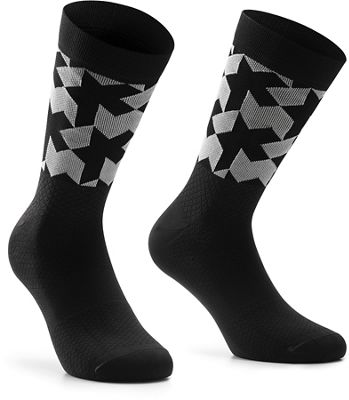 Assos Monogram Evo Cycling Socks - Black Series - S/M, Black Series